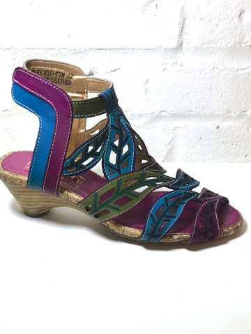 Colorful Filigree Sandal