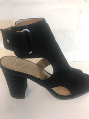Black Heeled Sandal