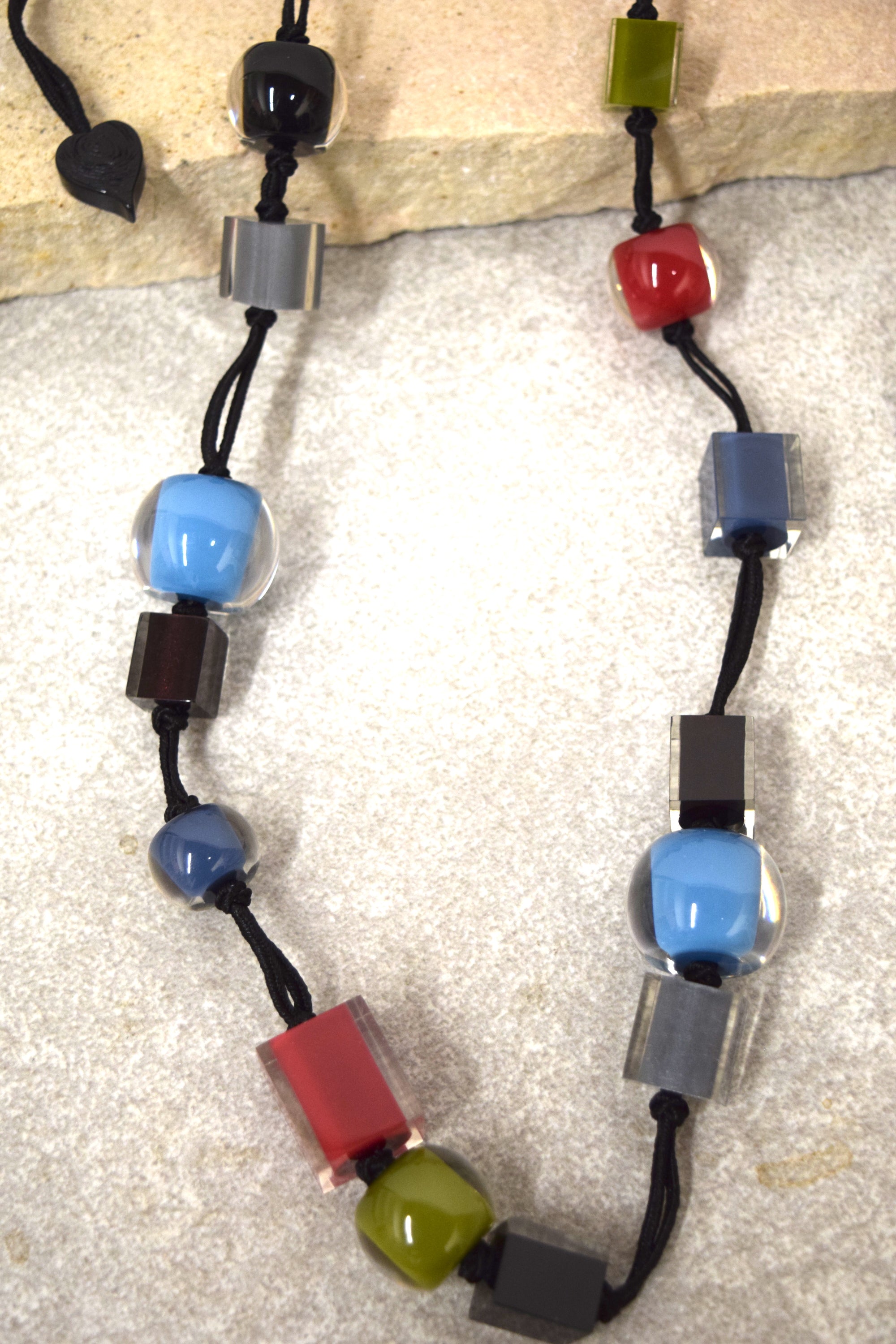 Colorful Cubes Necklace