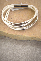 Multi-Strand Bracelet - White