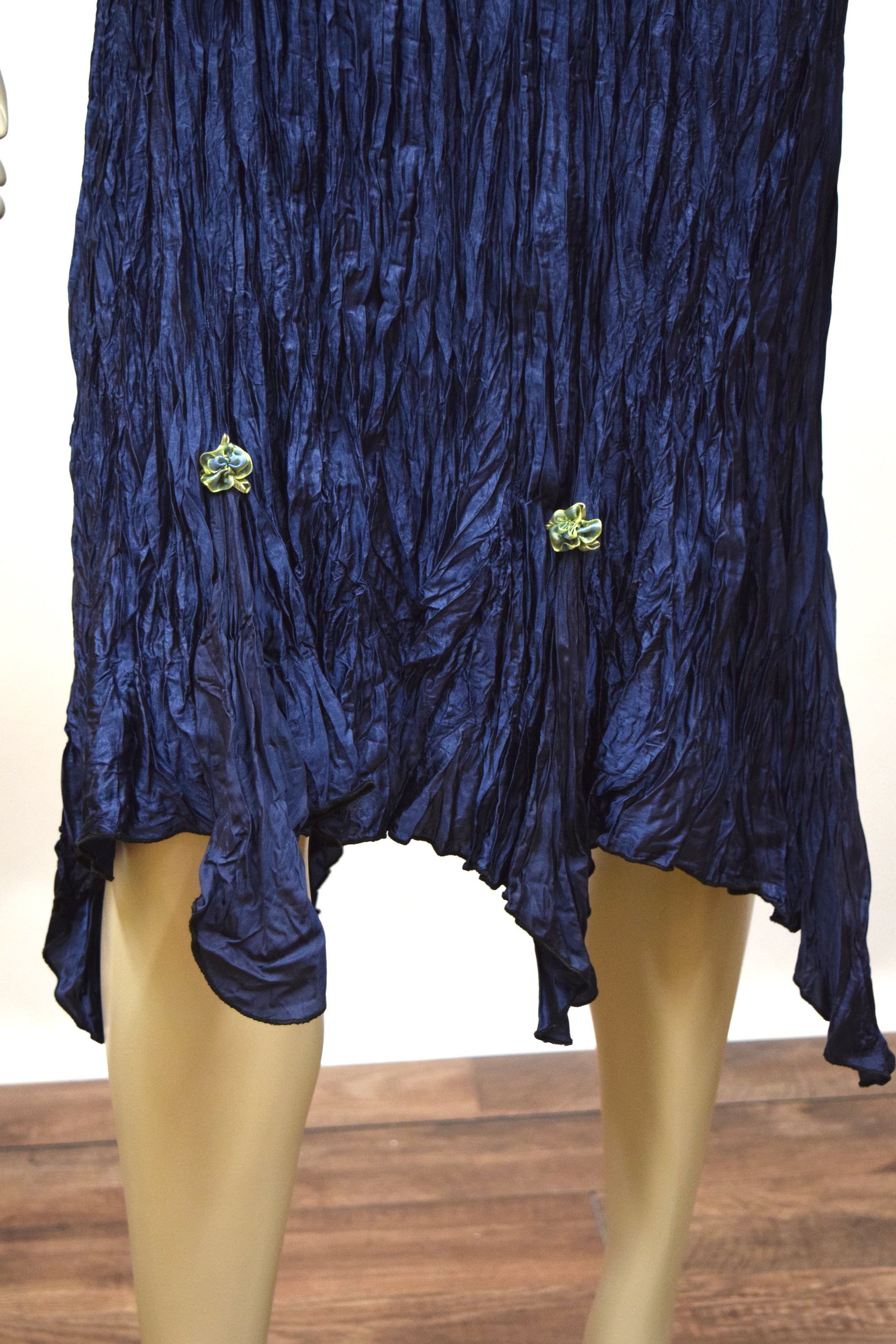 Fanciful Dress in Navy by Lee Anderson