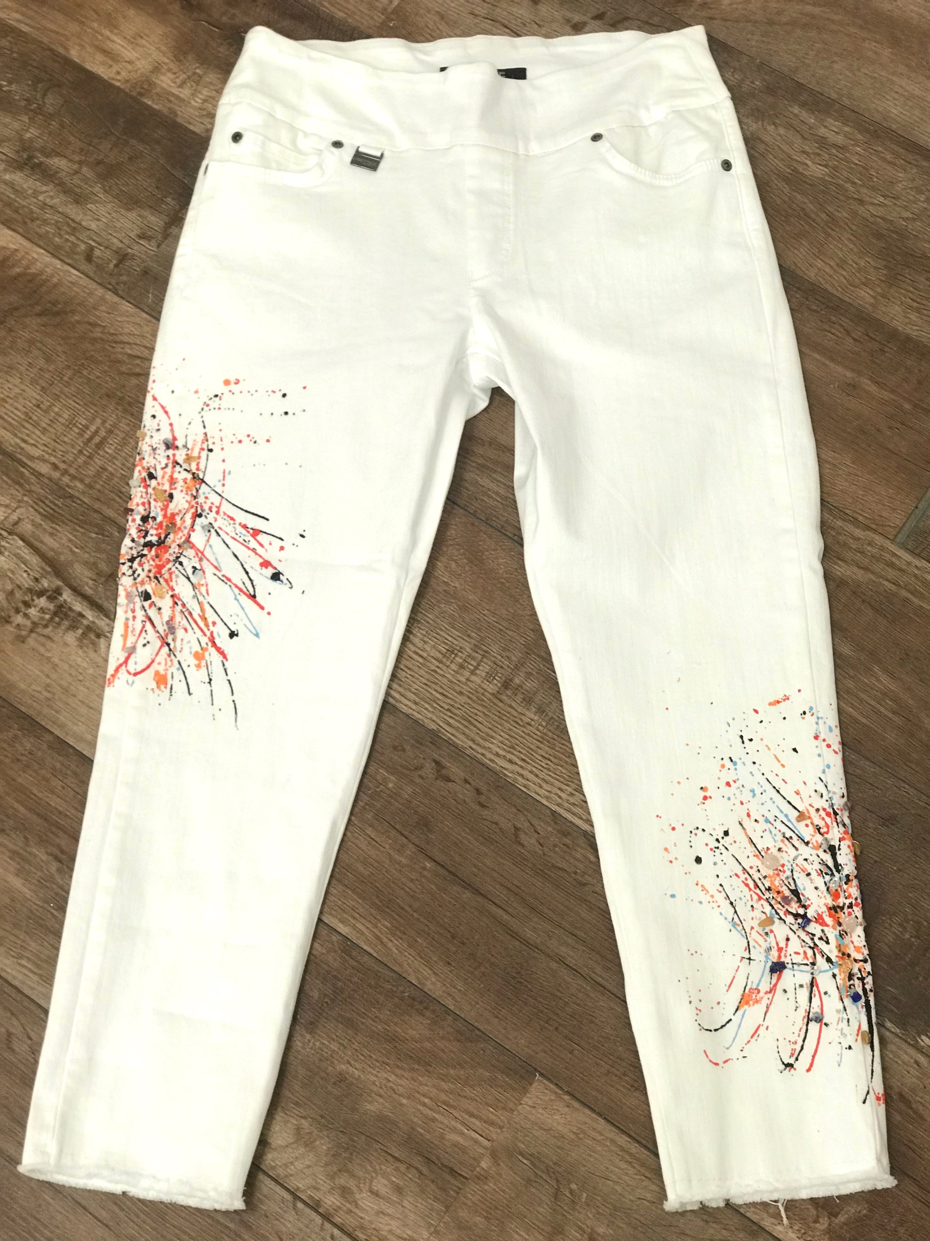 White Painted Jeans – BK&CO