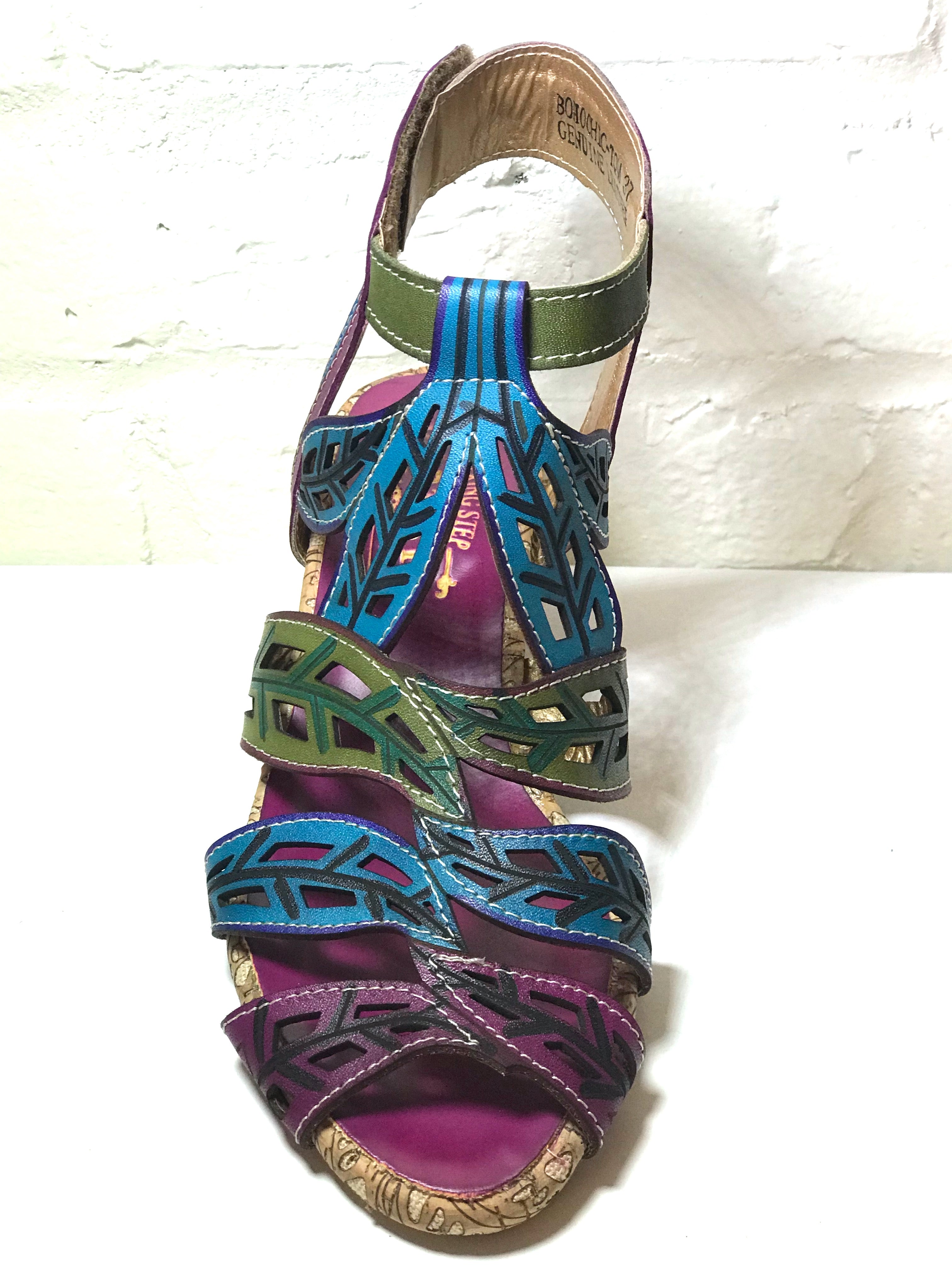 Colorful Filigree Sandal