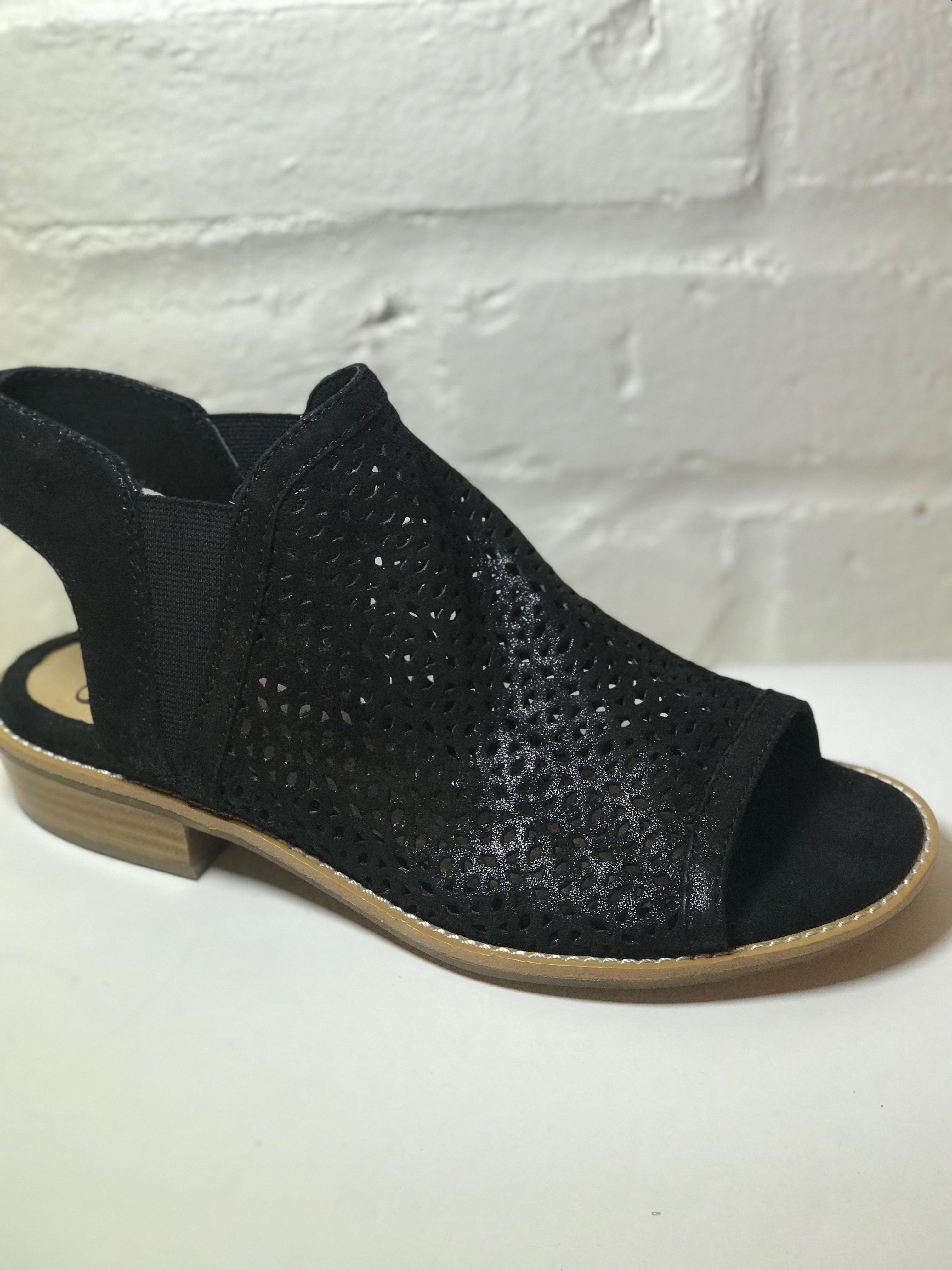 Nalda Black Sandal BK CO