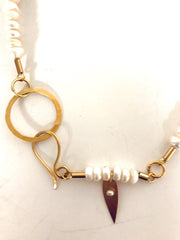 A Mix of Pearl and Gold Necklace