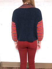 Cropped Colorful Sweater