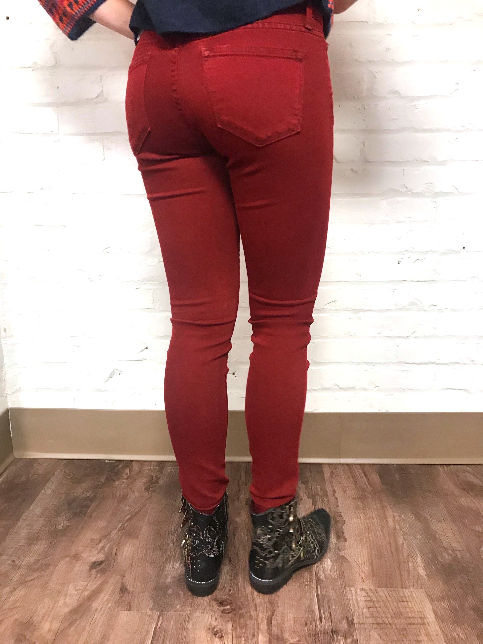 Red Skinny Jean