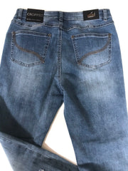 Accented Patched Jean