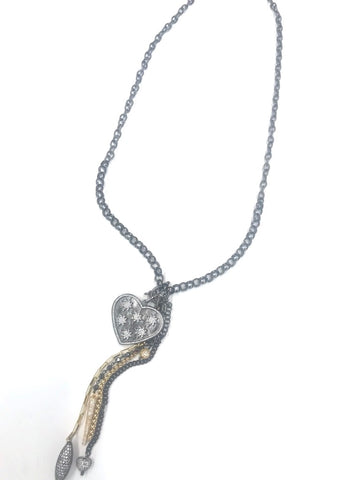 Heart Tassel Necklace