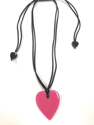Small Pink Fill Your Heart Necklace